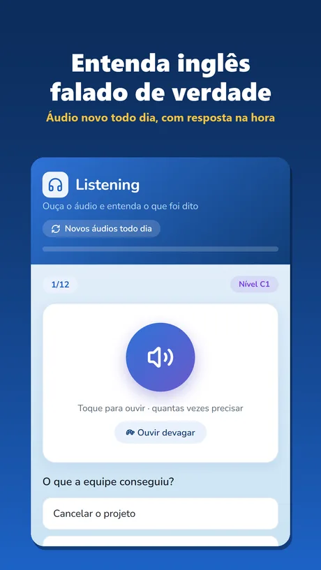 Tela 4 do app Vonai
